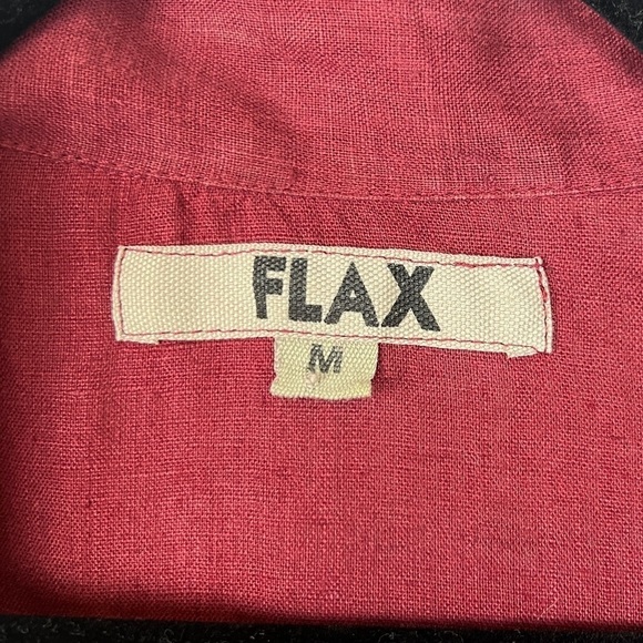 FLAX Linen Oversized Tunic Lagenlook - Picture 4 of 5